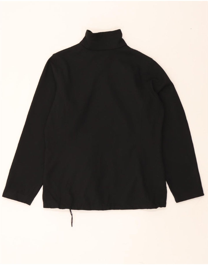 COLUMBIA Womens Tracksuit Top Jacket UK 14 Medium Black Polyester Vintage Columbia and Second-Hand Columbia from Messina Hembry 
