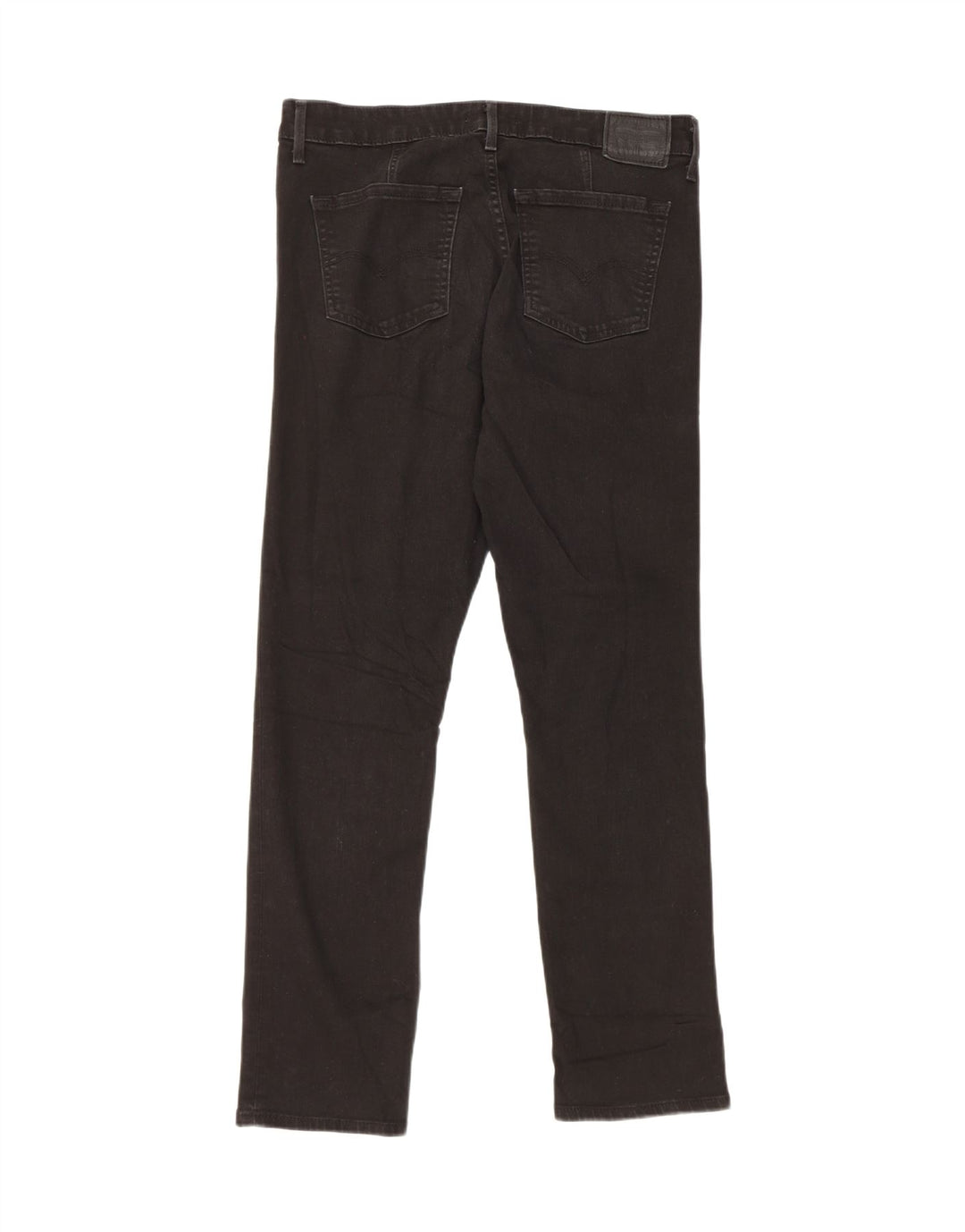 Levi's Womens 712 Slim Jeans W30 L30 Black Cotton