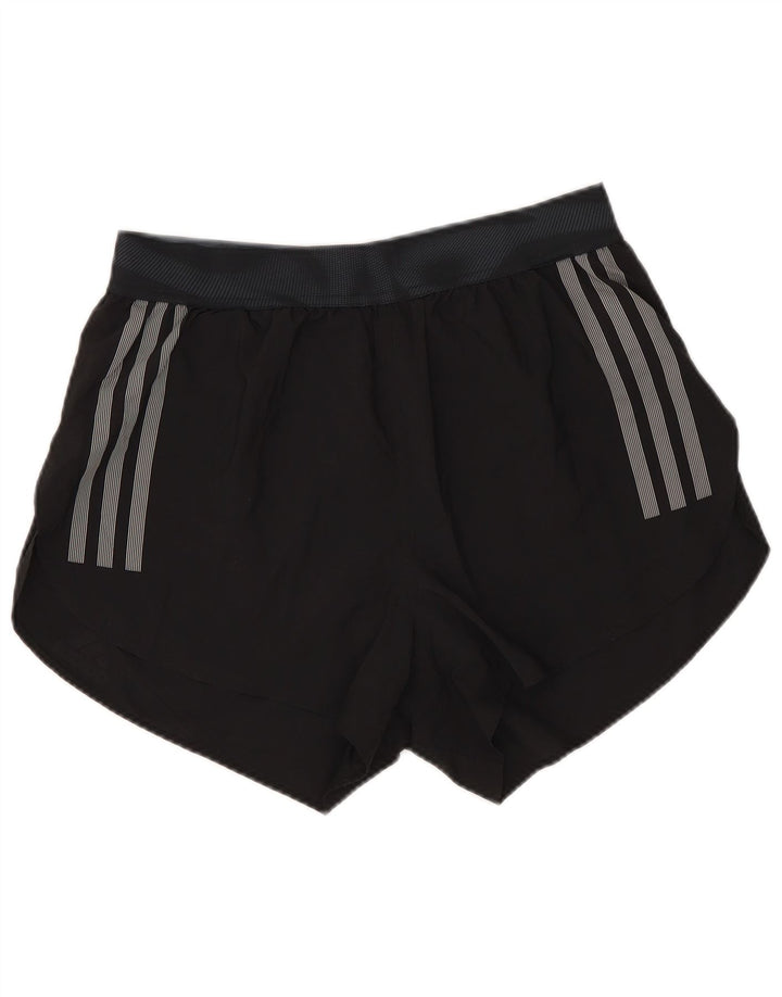Adidas Womens Climalite Sport Shorts UK 8 Small Black Polyester