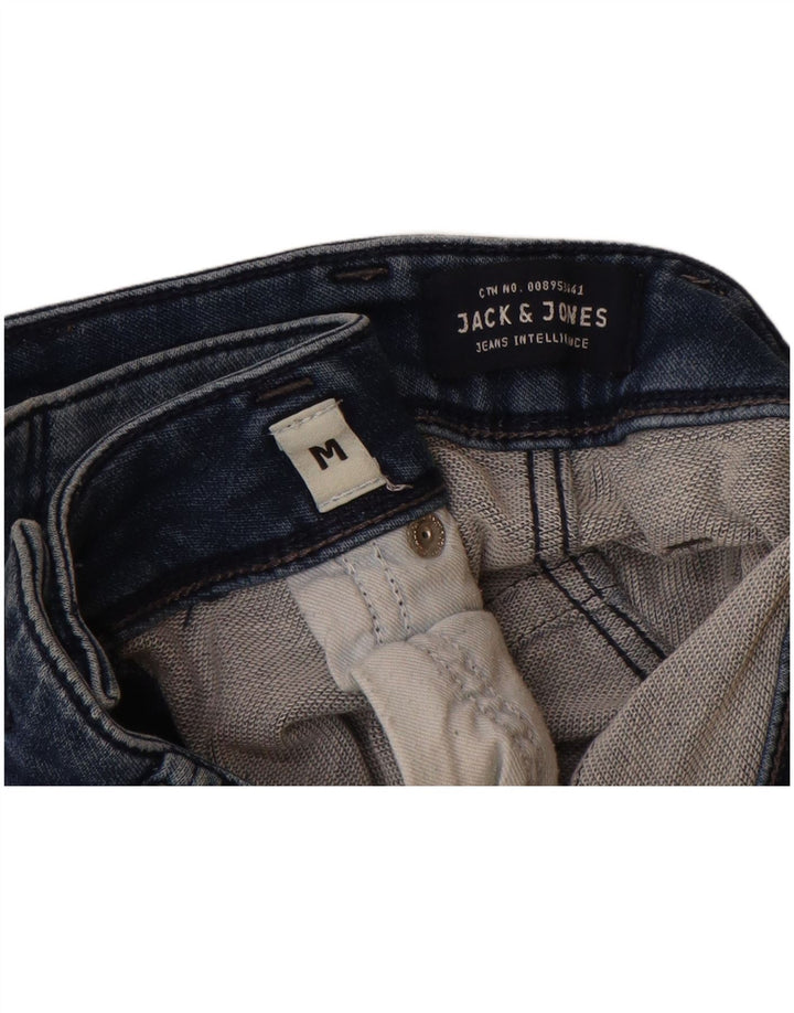 Jack & Jones Mens Denim Shorts Medium W32 Blue