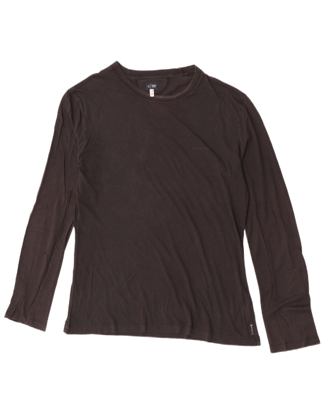 Armani Jeans Mens Top Long Sleeve XL Black