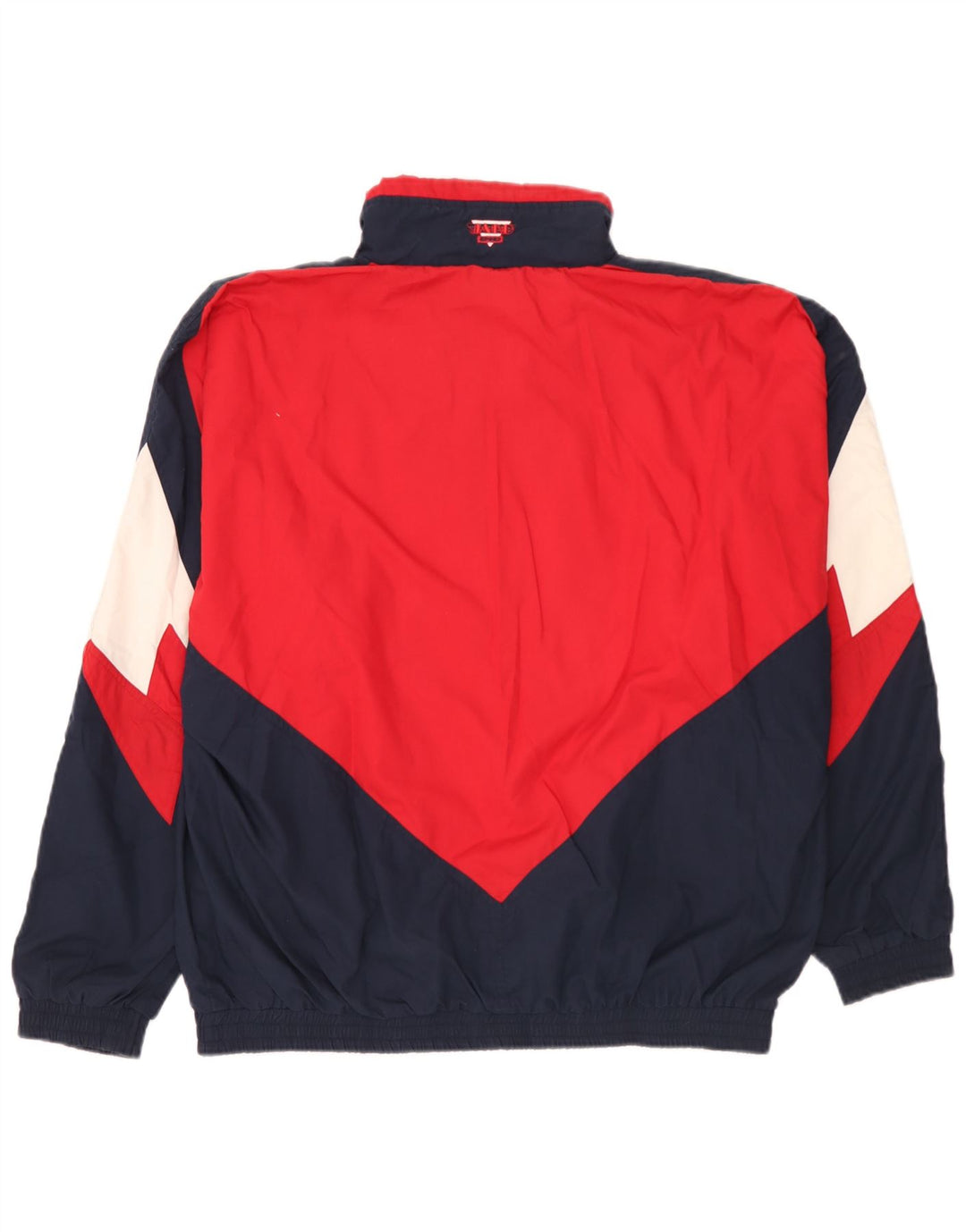 Jako Mens Graphic Pullover Tracksuit Top Jacket XL Navy Blue Colourblock