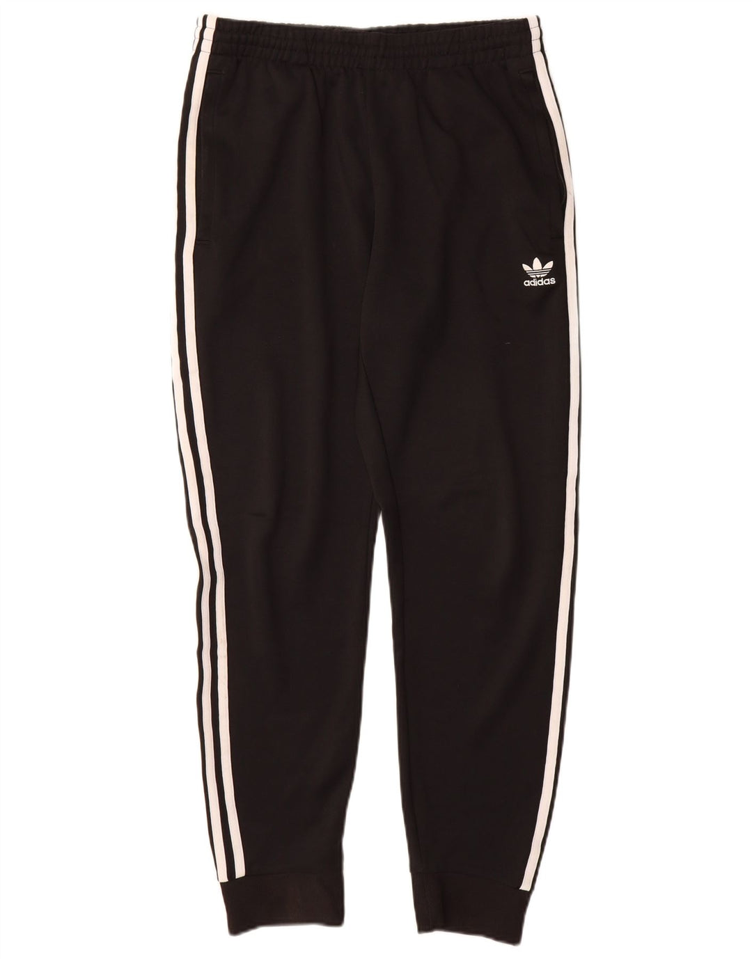 Adidas Mens Tracksuit Trousers Joggers Medium  Black Polyester