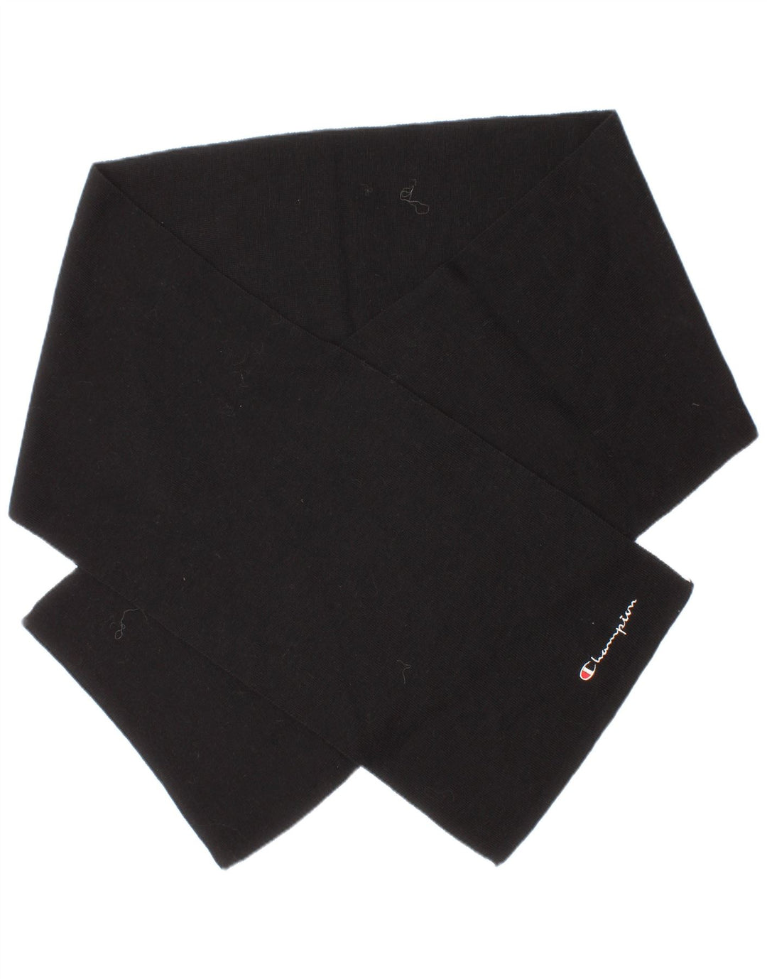 Champion Mens Rectangle Scarf One Size Black Wool