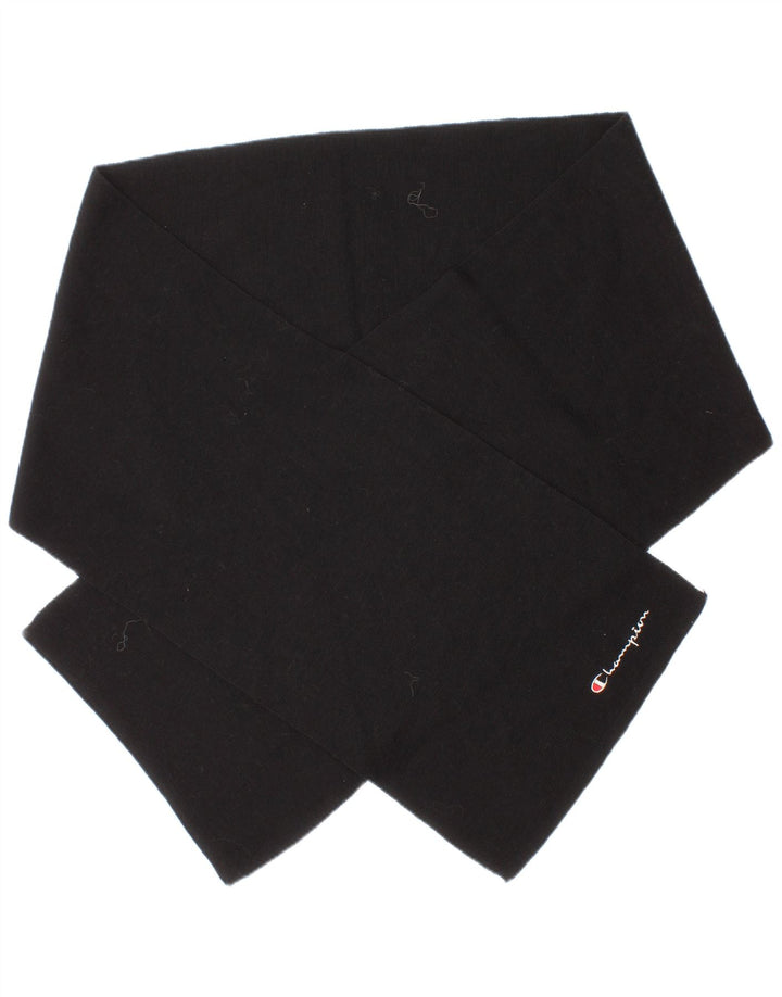 Champion Mens Rectangle Scarf One Size Black Wool