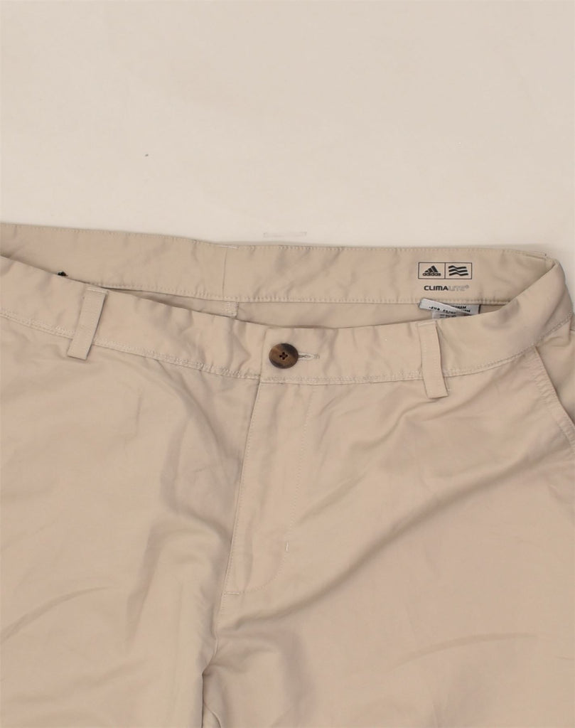 ADIDAS Mens Climalite Straight Chino Trousers W32 L32 Beige | Vintage Adidas | Thrift | Second-Hand Adidas | Used Clothing | Messina Hembry 