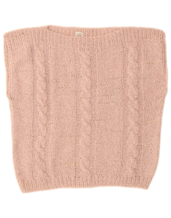 Enrico Coveri Womens Vest Tank Top UK 16 Large Pink