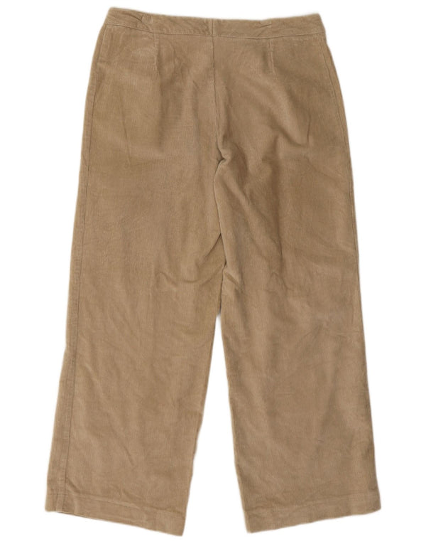 AUSTRALIAN L'ALPINA Womens High Waist Corduroy Trousers IT 48 XL W34 L28 Be