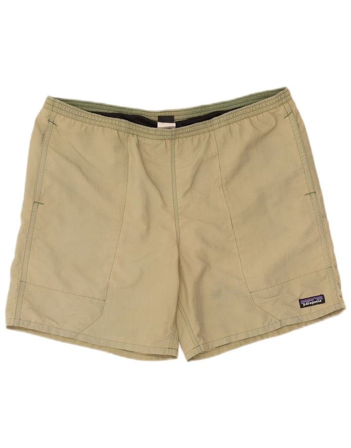 Patagonia Mens Swimming Shorts Medium Khaki Polyamide