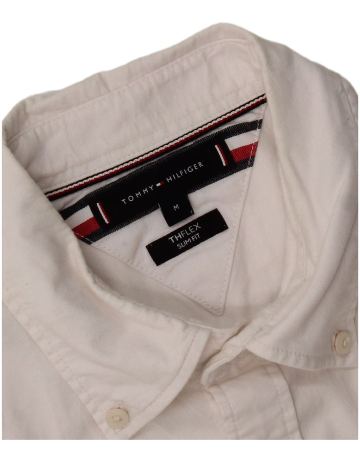 Tommy Hilfiger Mens Slim Fit Shirt Medium White