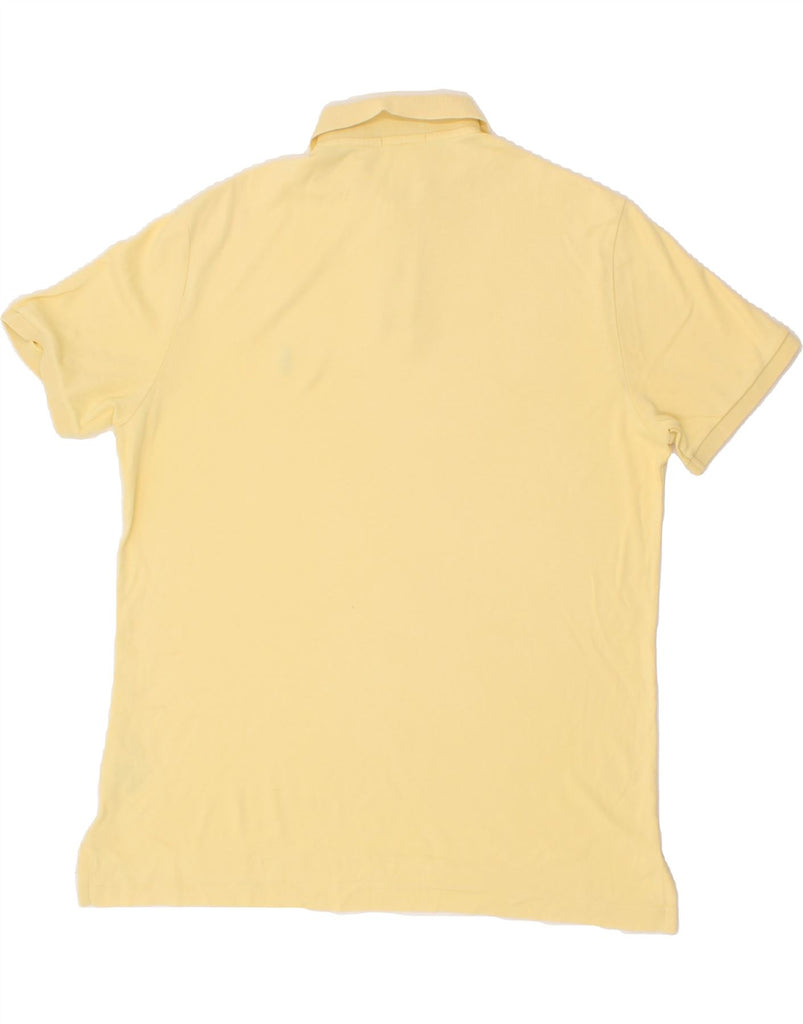 POLO RALPH LAUREN Mens Polo Shirt Medium Yellow Cotton | Vintage Polo Ralph Lauren | Thrift | Second-Hand Polo Ralph Lauren | Used Clothing | Messina Hembry 