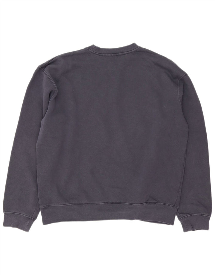 Zara Mens Sweatshirt Jumper Medium Navy Blue Cotton