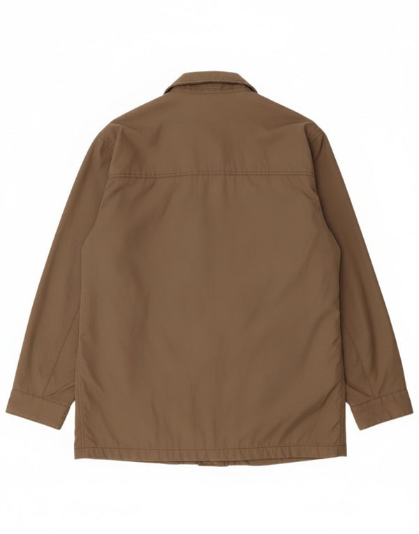 Gant Mens Utility Jacket UK 40 Large Brown Polyester