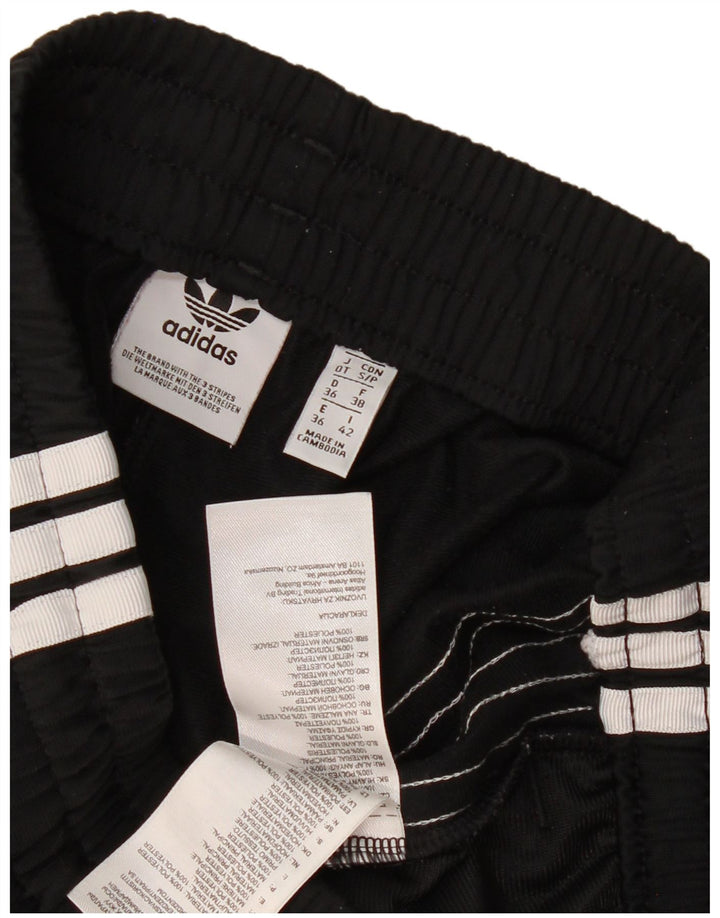 Adidas Womens Sport Shorts UK 10 Small Black Polyester Sports