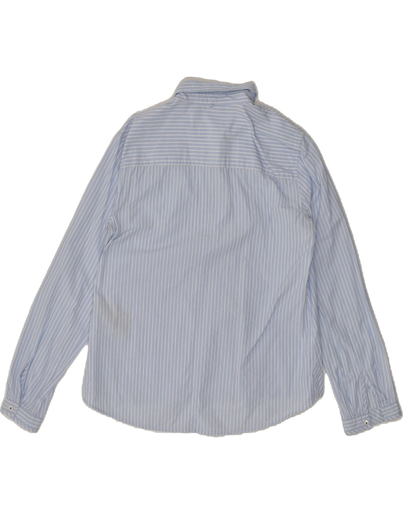 MASSIMO DUTTI Mens Shirt Size 40 Medium Blue Pinstripe Cotton | Vintage Massimo Dutti | Thrift | Second-Hand Massimo Dutti | Used Clothing | Messina Hembry 