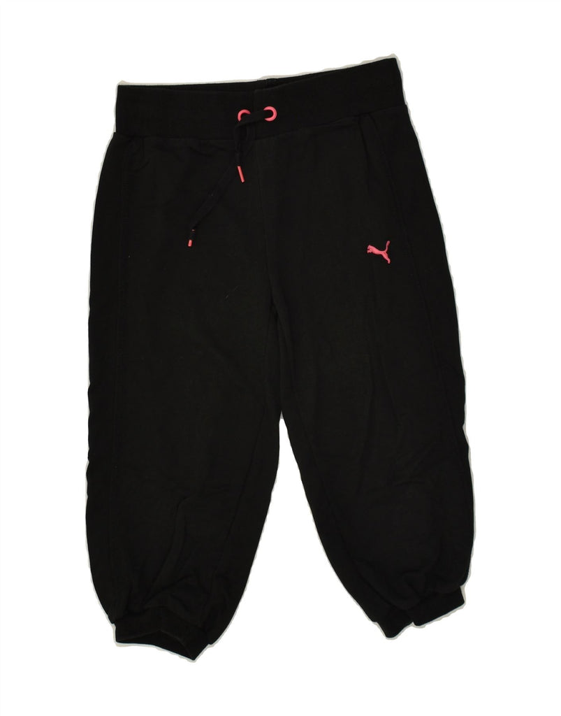 PUMA Girls Tracksuit Trousers Joggers 11-12 Years Black | Vintage Puma | Thrift | Second-Hand Puma | Used Clothing | Messina Hembry 