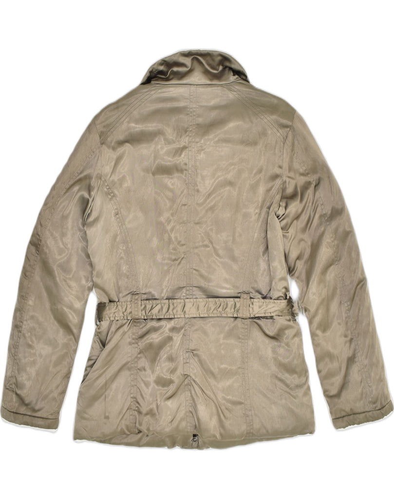 GEOX Womens Belted Windbreaker Jacket UK 8 Small Beige Polyester | Vintage Geox | Thrift | Second-Hand Geox | Used Clothing | Messina Hembry 