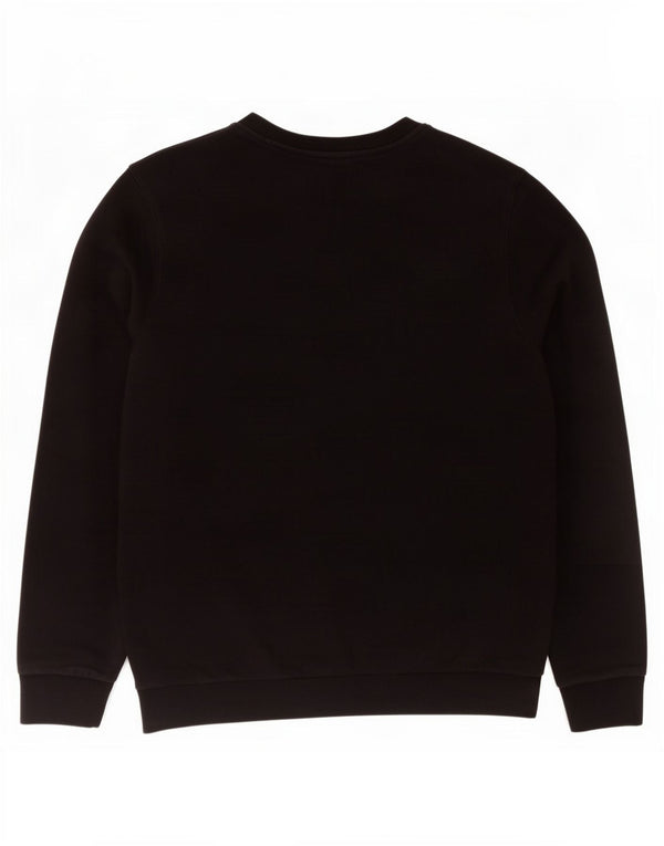 Reebok Womens Oversized Sweatshirt Jumper UK 16/18 Large Black Cotton