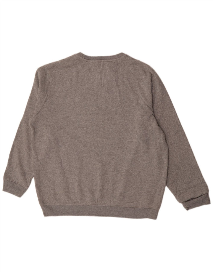 Crew Clothing Mens Graphic Sweatshirt Jumper 2XL Grey Cotton