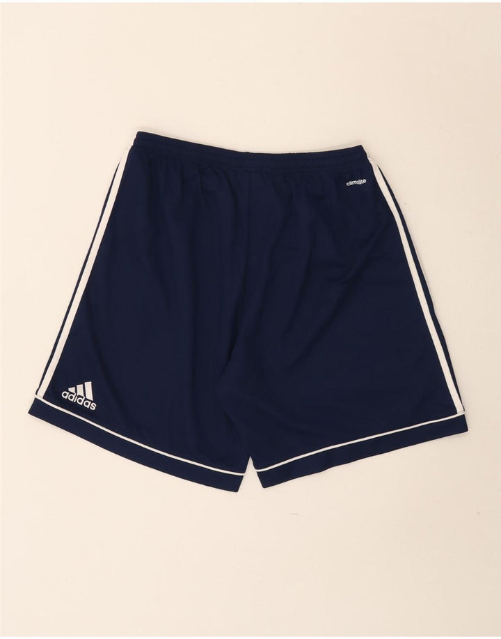 Adidas Mens Climalite Sport Shorts Large  Navy Blue Polyester