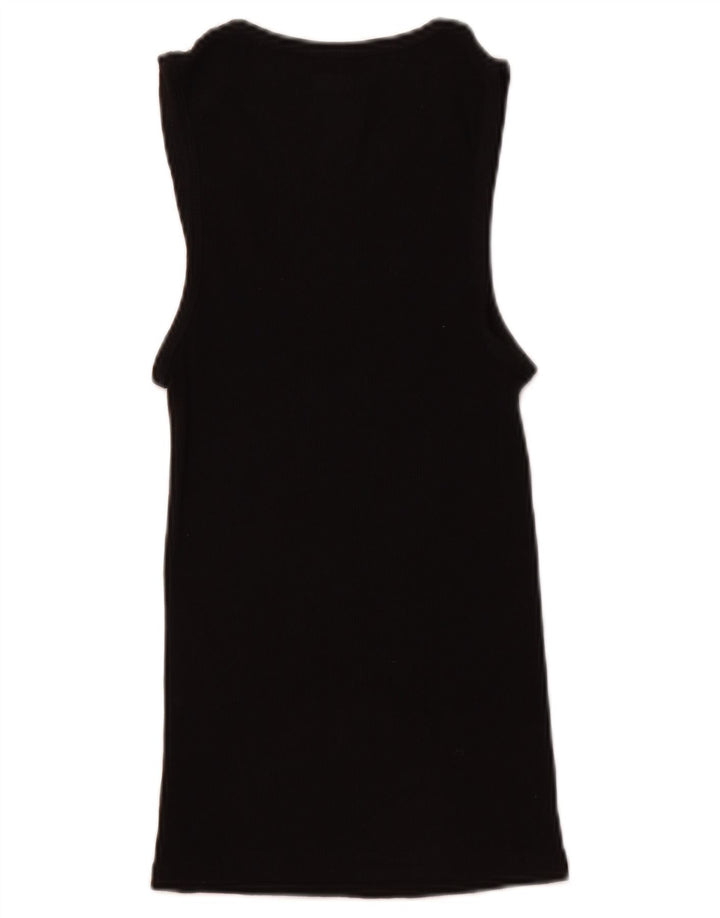 LEVI'S Mens Vest Top UK 38/40 Medium Black Cotton