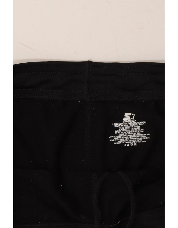 STARTER Womens Leggings UK 36/38 Large  Black Polyester Vintage Starter and Second-Hand Starter from Messina Hembry 