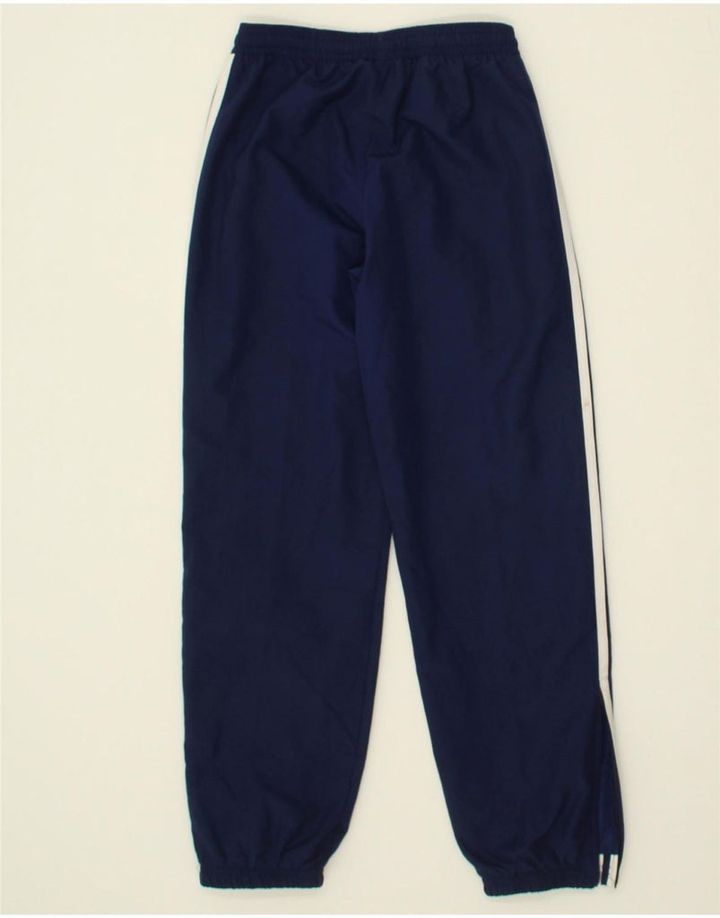 ADIDAS Boys Tracksuit Trousers Joggers 9-10 Years Navy Blue Polyester | Vintage Adidas | Thrift | Second-Hand Adidas | Used Clothing | Messina Hembry 