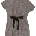 Zara Womens Trafaluc Basic Dress UK 10 Small Black Houndstooth Polyester