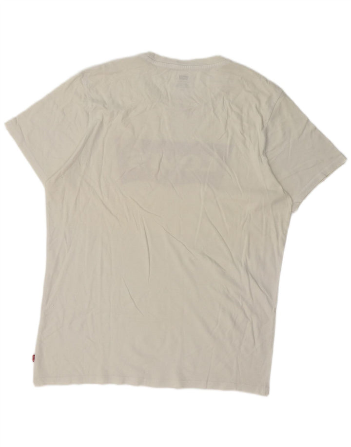 Levi's Mens Graphic T-Shirt Top Large White