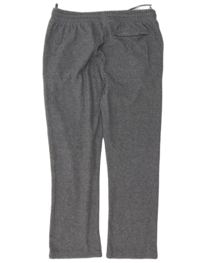Marks & Spencer Womens Fleece Tracksuit Trousers UK 12 Medium Grey