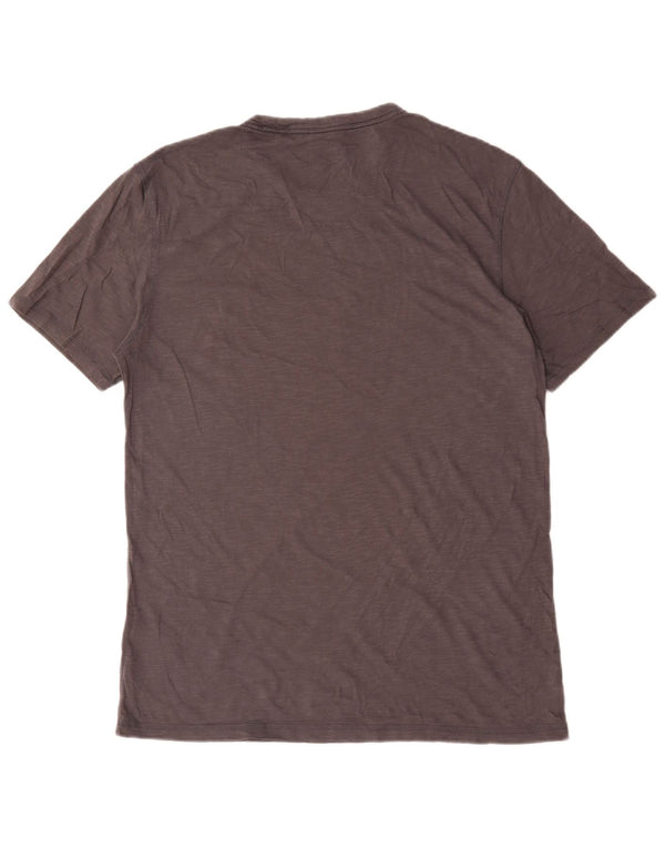 Hugo Boss Mens T-Shirt Top Large Grey Cotton
