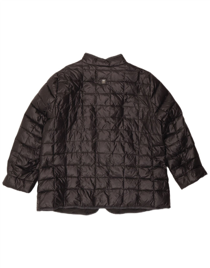 Perte by Krizia Womens Padded Jacket UK 22 3XL  Black
