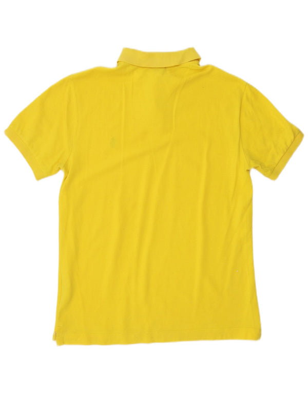 Polo Ralph Lauren Mens Custom Fit Polo Shirt Small Yellow Cotton