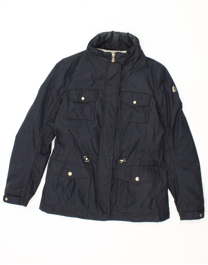 MARINA YACHTING Womens Utility Jacket IT 40 Small Navy Blue Polyester Vintage Marina Yachting and Second-Hand Marina Yachting from Messina Hembry 