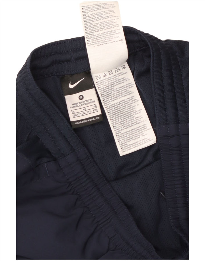 Nike Boys Tracksuit Trousers 13-14 Years XL  Navy Blue Polyester