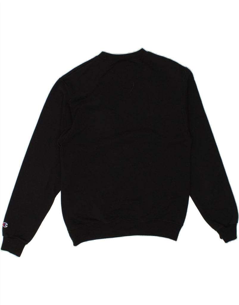 CHAMPION Mens Sweatshirt Jumper Small Black Vintage Champion and Second-Hand Champion from Messina Hembry 