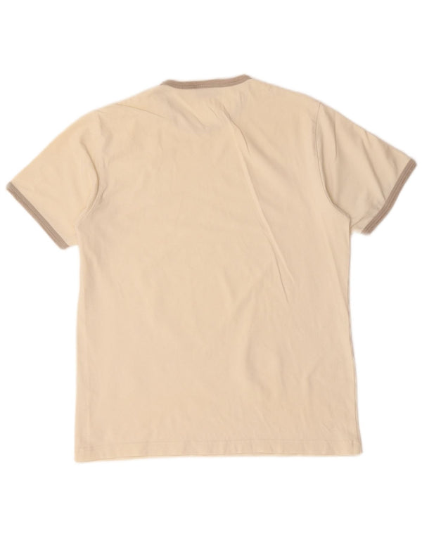 Replay Womens T-Shirt Top UK 12 Medium Off White