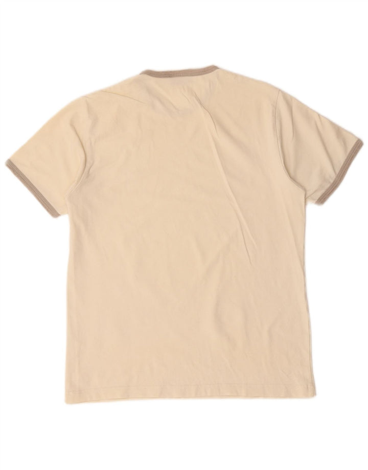 Replay Womens T-Shirt Top UK 12 Medium Off White