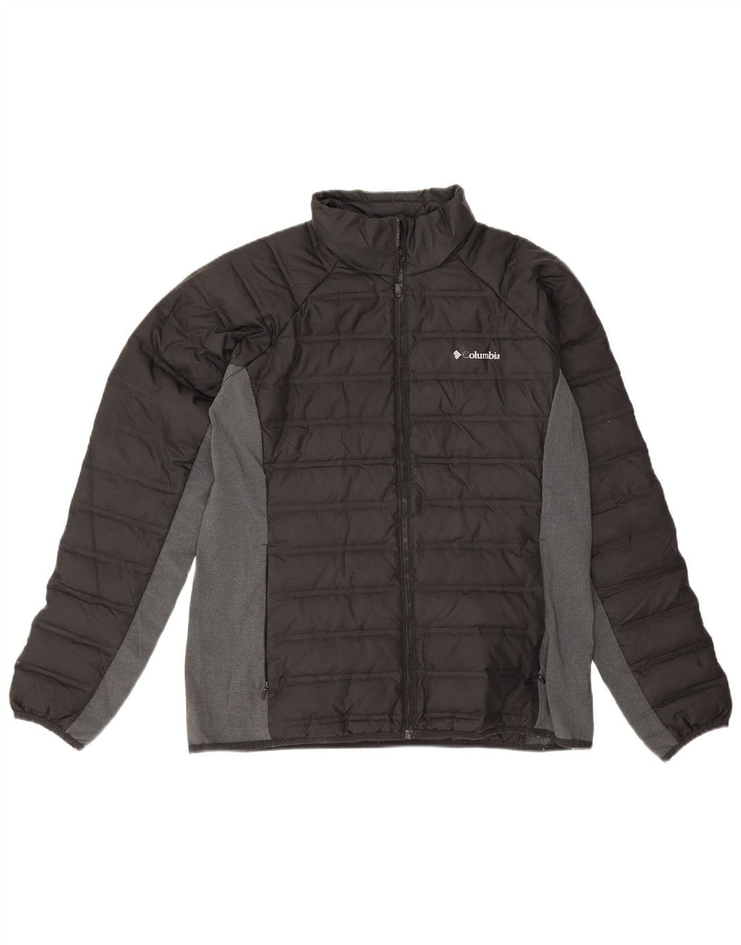 Columbia Mens Padded Jacket UK 40 Large Black Colourblock Polyester