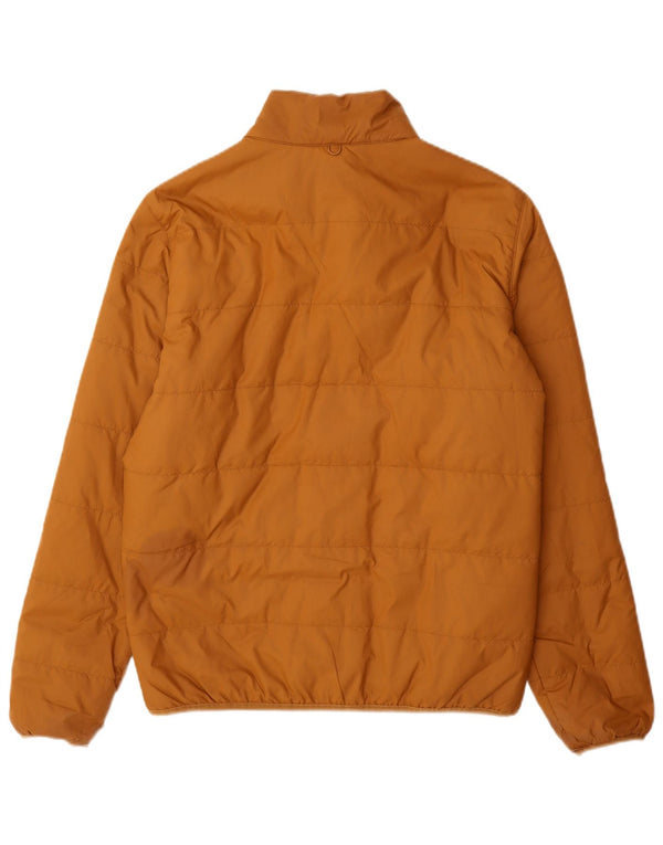 Timberland Mens Oversized Padded Jacket UK 36 Small Brown Polyester