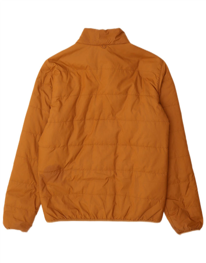 Timberland Mens Oversized Padded Jacket UK 36 Small Brown Polyester