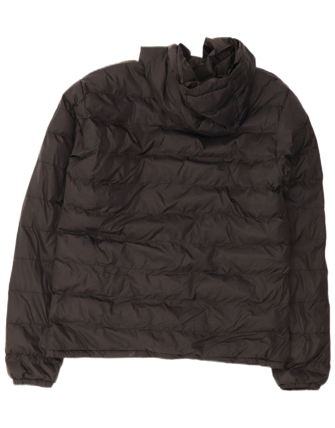 Mountain Warehouse Mens Hooded Padded Jacket UK 38 Medium Black Nylon