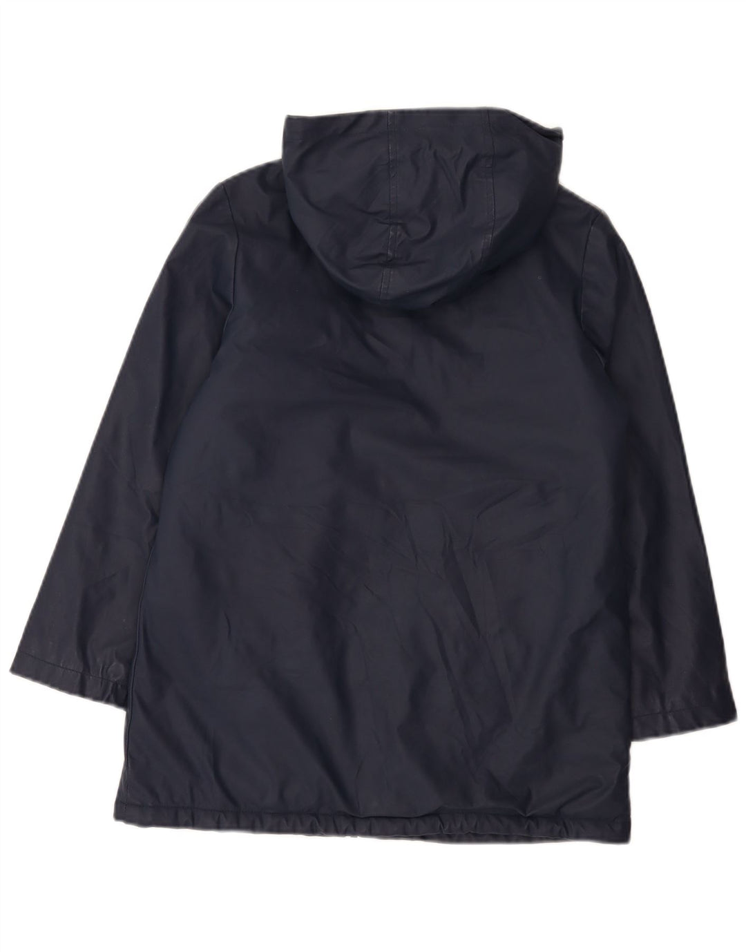 Marks & Spencer Boys Hooded Sherpa Jacket 10-11 Years Navy Blue