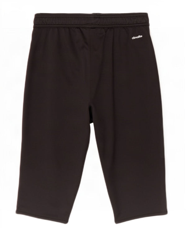 Adidas Womens Climalite Bermuda Sport Shorts UK 10 Small Black Polyester