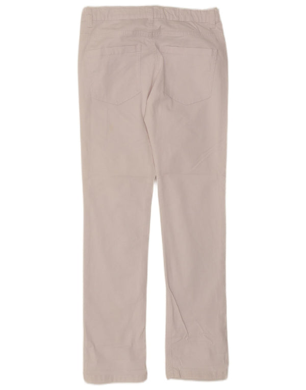 Benetton Girls Slim Jeans 11-12 Years 2XL W28 L29 White Cotton