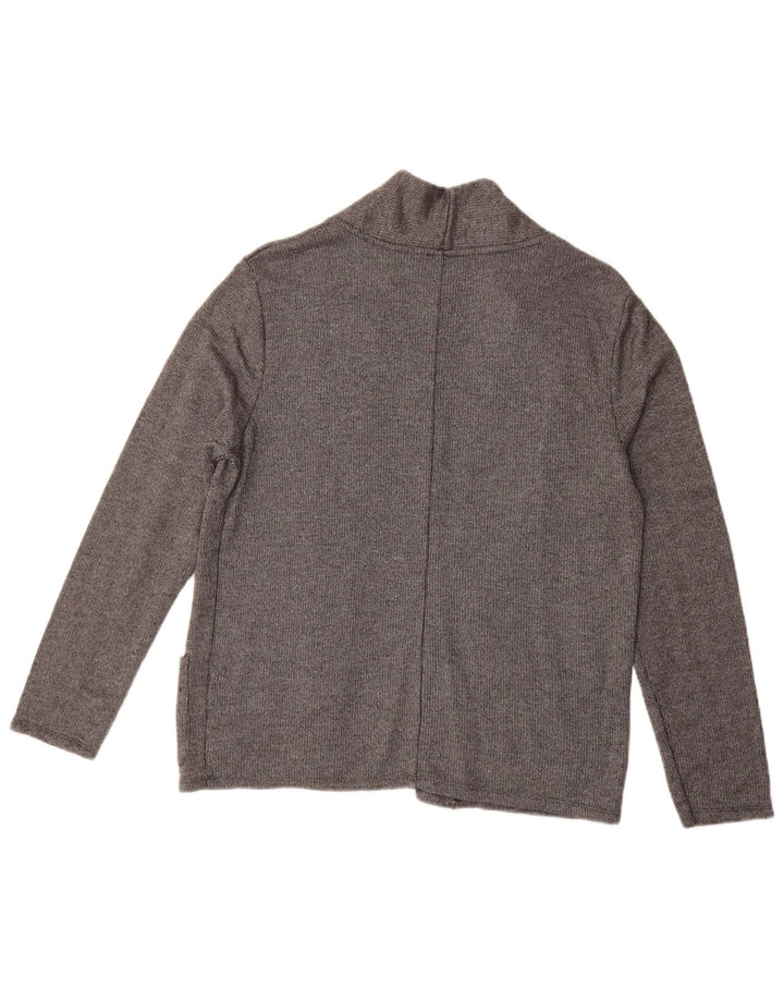 Zara Mens Cardigan Sweater Small Grey