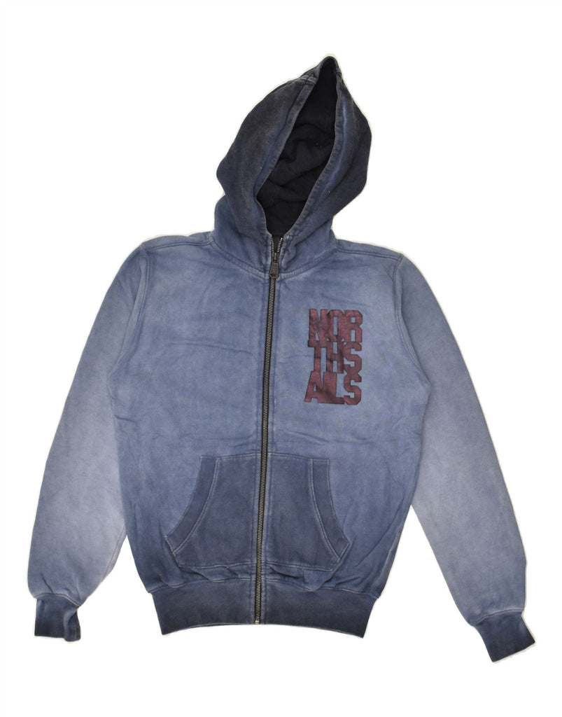 NORTH SAILS Boys Graphic Zip Hoodie Sweater 11-12 Years Navy Blue Tie Dye | Vintage North Sails | Thrift | Second-Hand North Sails | Used Clothing | Messina Hembry 