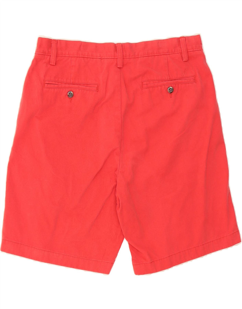 NAUTICA Mens Chino Shorts W34 Large  Red Cotton Vintage Nautica and Second-Hand Nautica from Messina Hembry 