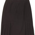 Vintage Womens A-Line Skirt UK 16 Large W30 Black Wool