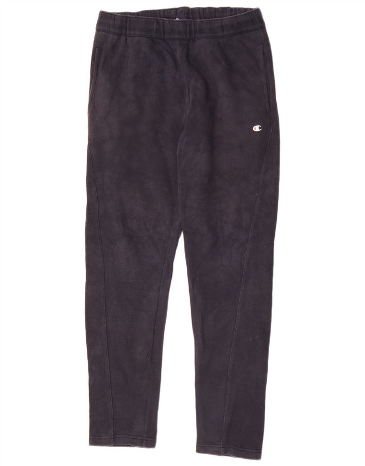 Champion Mens Tracksuit Trousers Medium Navy Blue Cotton